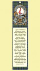 Armstrong Clan Tartan Clan Armstrong Badge Laminated Bookmarks Set of 2