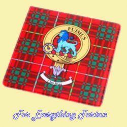 Clan Crest Tartan Clan Badge Tartan Glass Drink Coaster