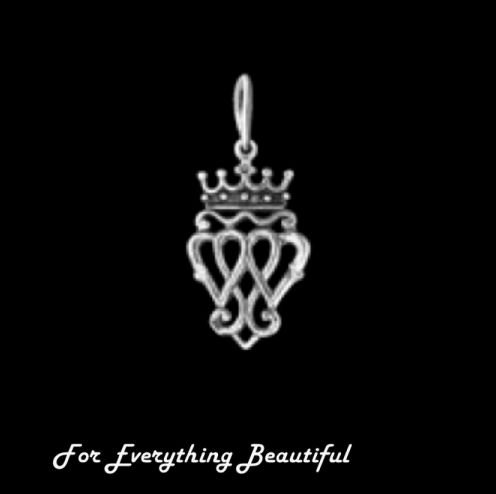 Image 0 of Queen Mary Design Luckenbooth Tiny Sterling Silver Charm