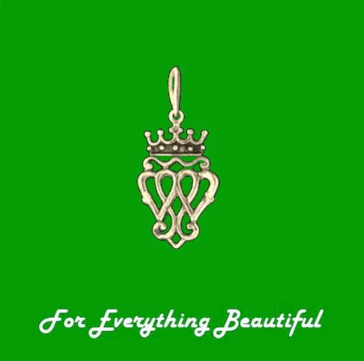 Image 0 of Queen Mary Design Luckenbooth Tiny 10K Yellow Gold Charm