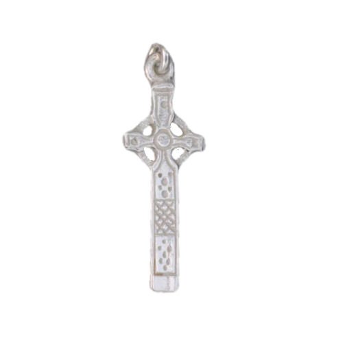 Image 1 of Celtic Cross Themed Sterling Silver Charm