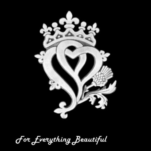 Image 0 of Hearts And Thistle Luckenbooth Large Sterling Silver Pendant