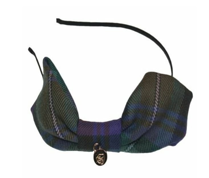 Image 1 of Isle Of Skye Tartan Lightweight Fabric Bow Hair Band Headband