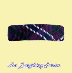 Scotland Forever Modern Tartan Lightweight Fabric Straight Bar Small Hairclip