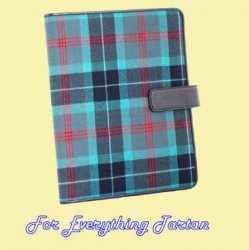 Lochness Tartan Lightweight Fabric Tablet Ipad Cover