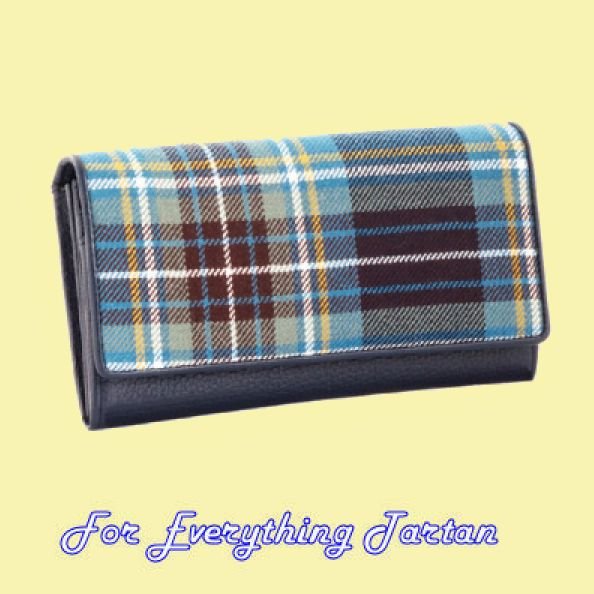 Image 0 of Holyrood Modern Tartan Fabric Leather Medium Ladies Purse Wallet