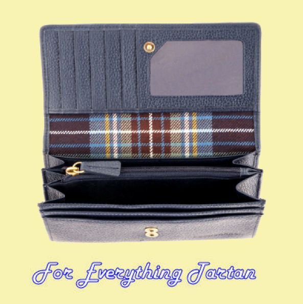 Image 4 of Holyrood Modern Tartan Fabric Leather Medium Ladies Purse Wallet