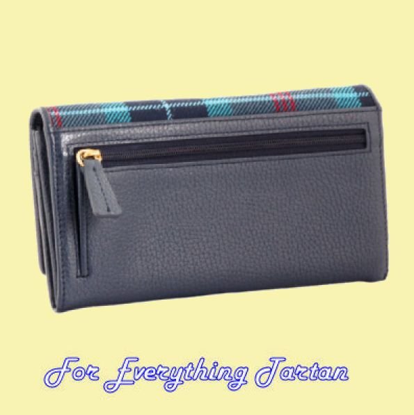 Image 2 of Lochness Tartan Fabric Leather Medium Ladies Purse Wallet