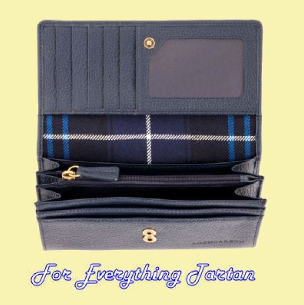 Image 4 of Patriot Modern Tartan Fabric Leather Medium Ladies Purse Wallet