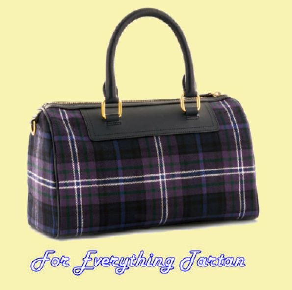 Image 2 of Scotland Forever Modern Tartan Fabric Leather Small Ladies Handbag