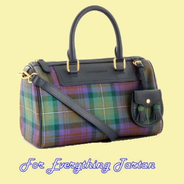 Image 0 of Isle Of Skye Tartan Fabric Leather Small Ladies Handbag