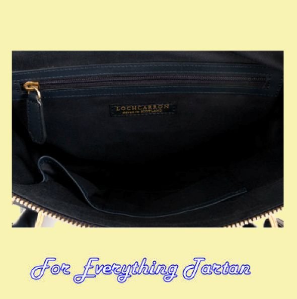 Image 4 of Isle Of Skye Tartan Fabric Leather Medium Ladies Handbag
