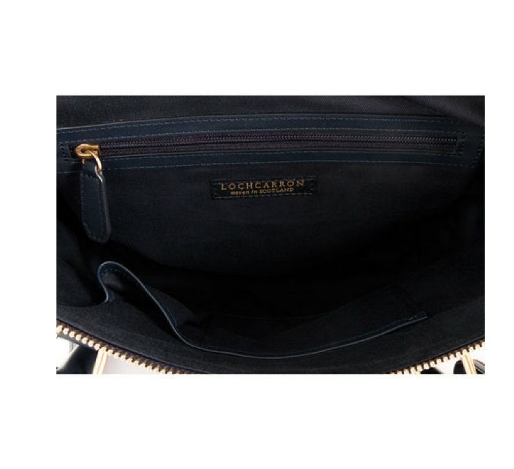 Image 5 of Isle of Skye Tartan Fabric Leather Large Ladies Handbag