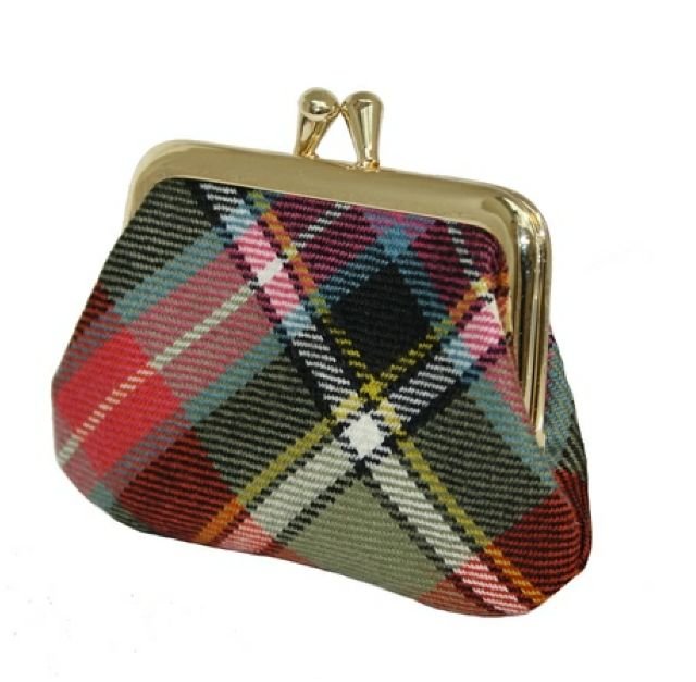 Image 1 of Bruce Of Kinnaird Ancient Tartan Fabric Framed Small Ladies Coin Purse 