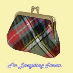 Bruce Of Kinnaird Ancient Tartan Fabric Framed Small Ladies Coin Purse 