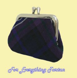 Scotland Forever Modern Tartan Fabric Framed Small Ladies Coin Purse 