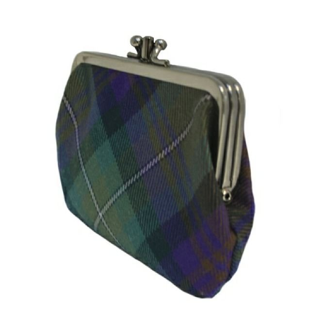 Image 1 of Isle Of Skye Tartan Fabric Framed Medium Ladies Double Purse 