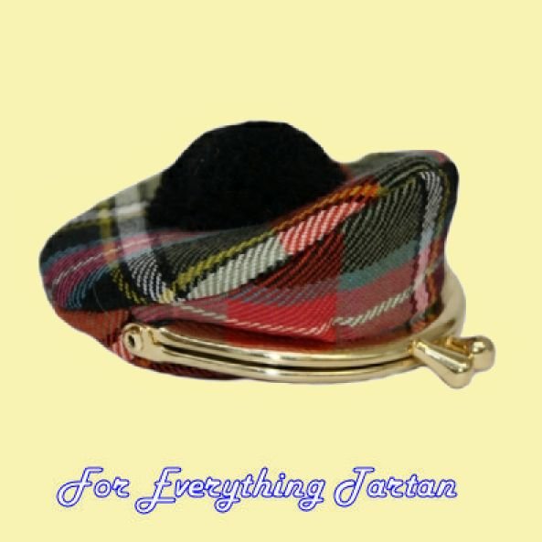 Image 0 of Bruce Of Kinnaird Ancient Tartan Fabric Framed Small Ladies Tam Coin Purse 