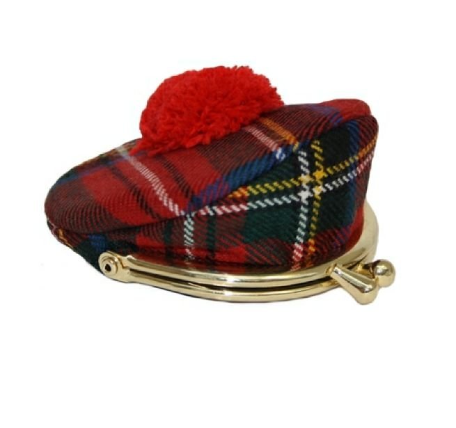 Image 1 of Royal Stewart Modern Tartan Fabric Framed Small Ladies Tam Coin Purse 