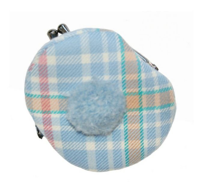 Image 1 of Peter Rabbit Tartan Fabric Framed Small Ladies Tam Coin Purse 