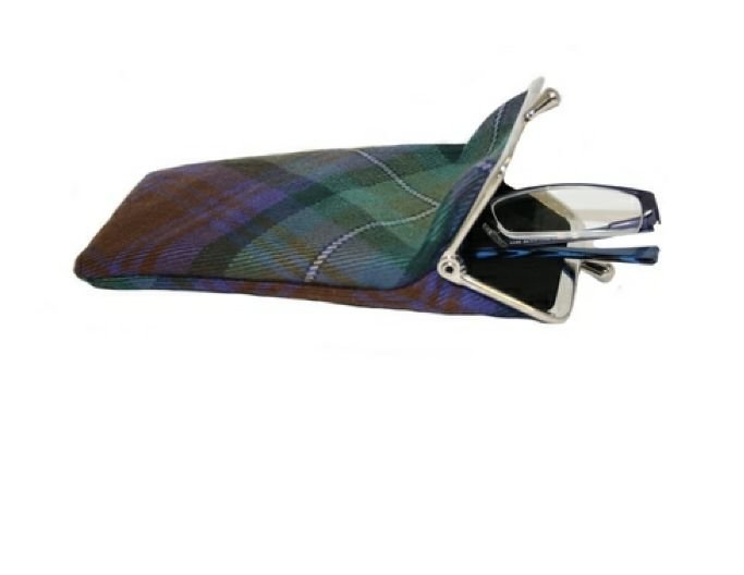 Image 1 of Isle Of Skye Tartan Fabric Framed Glasses Spectacles Soft Case 