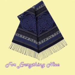 Runic Borthwick Wool Fringed Jacquard Scarf