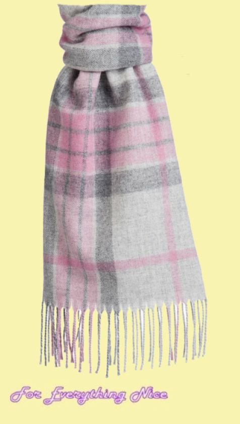 Image 0 of Arctic Rose Premier Luxury Fringed Wool Blend Scarf