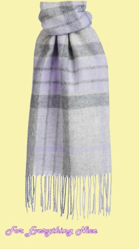 Image 0 of Arctic Viola Premier Luxury Fringed Wool Blend Scarf