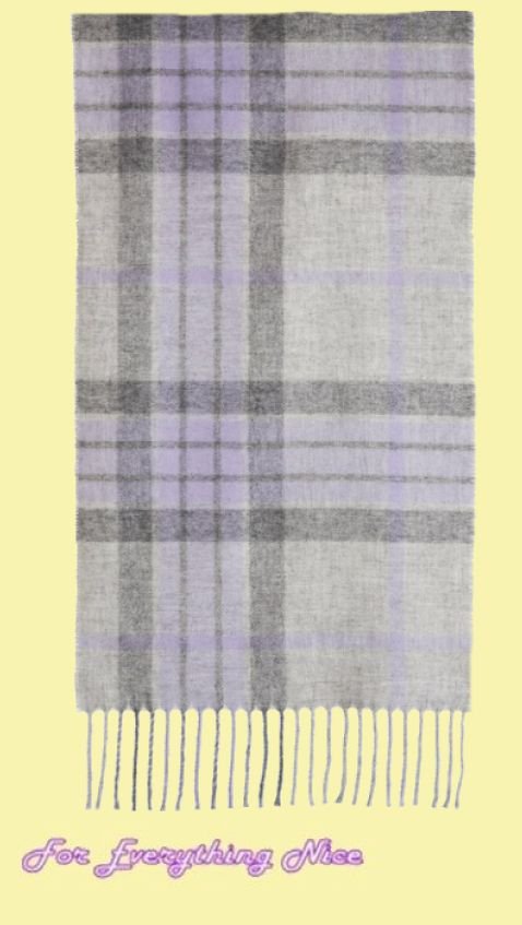 Image 2 of Arctic Viola Premier Luxury Fringed Wool Blend Scarf