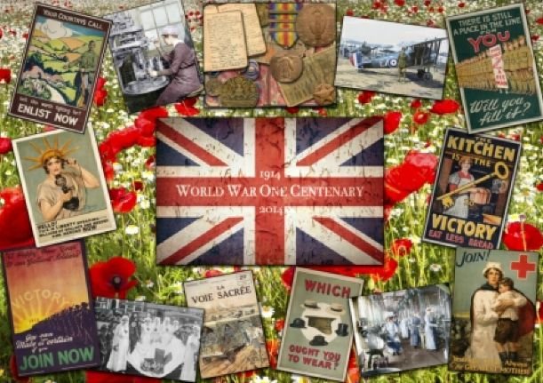 Image 1 of First World War Centenary Themed Majestic Wooden Jigsaw Puzzle 1500 Pieces