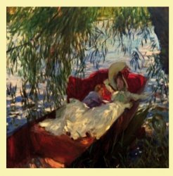 A Lady And Little Boy Asleep Themed Maxi Wooden Jigsaw Puzzle 250 Pieces