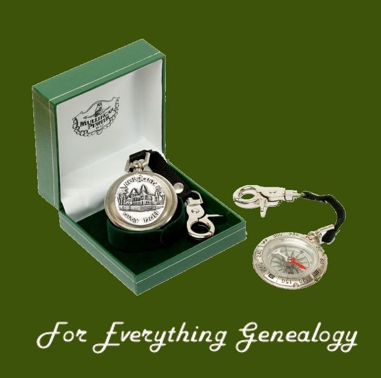 Image 0 of City Hall Belfast Ireland Themed Pewter Boxed Compass With Belt Lanyard