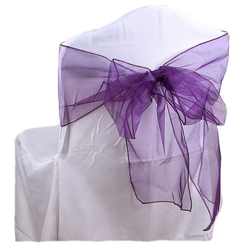 Eggplant deals organza ribbon