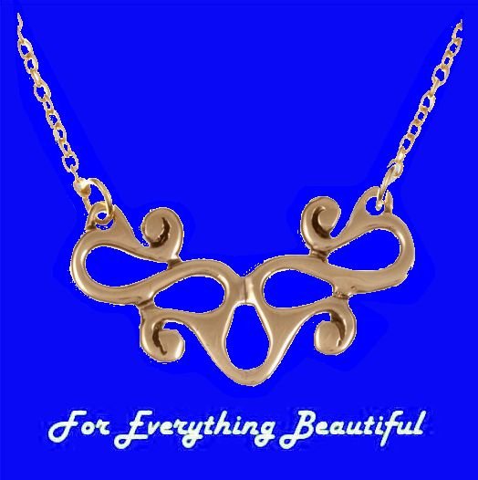 Image 0 of Waldalgesheim Open Scrollwork Highly Polished Bronze Necklace