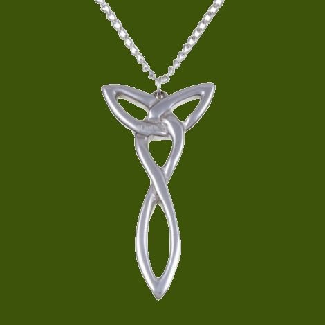 Image 0 of Celtic Love Open Knotwork Stylish Pewter Pendant