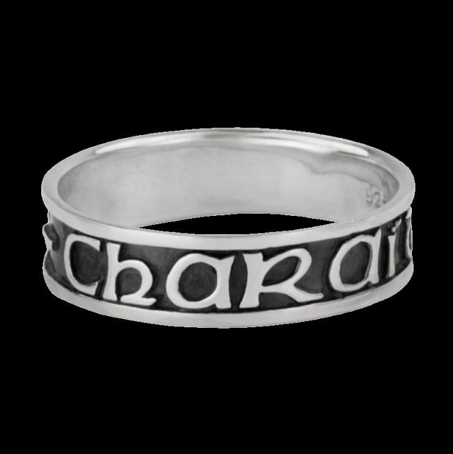Image 0 of Celtic Love Anam-Charaid Soul Mate Mens Sterling Silver Sizes 6-14