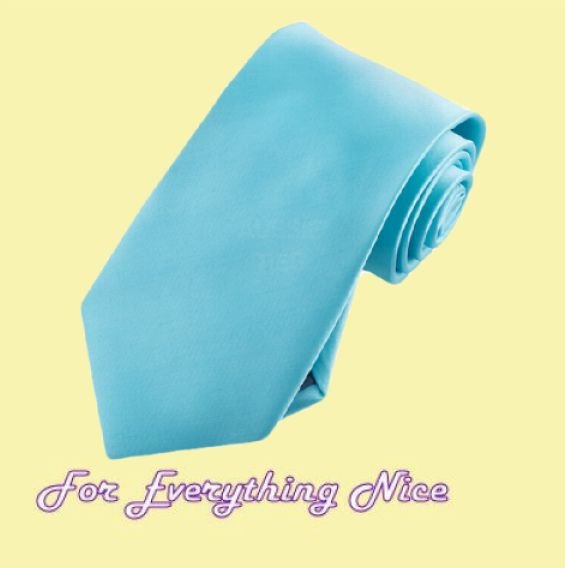 Image 0 of Aqua Tiffany Blue Formal Groomsmen Groom Wedding Straight Mens Neck Tie 