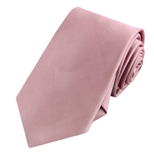 Blush Dusky Pink Formal Groomsmen Groom Wedding Straight Mens Neck Tie