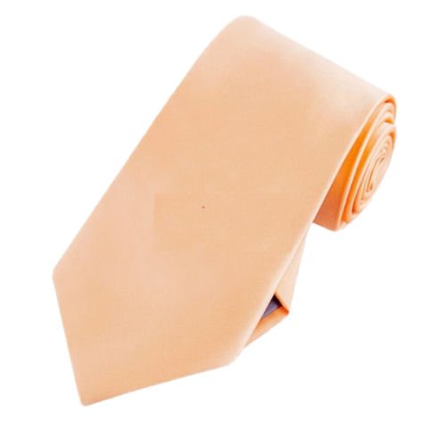 Image 1 of Apricot Peach Formal Groomsmen Groom Wedding Straight Mens Neck Tie 