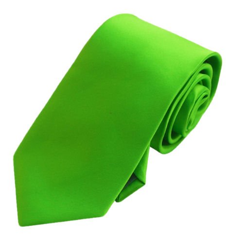 Image 1 of Apple Green Formal Groomsmen Groom Wedding Straight Mens Neck Tie 