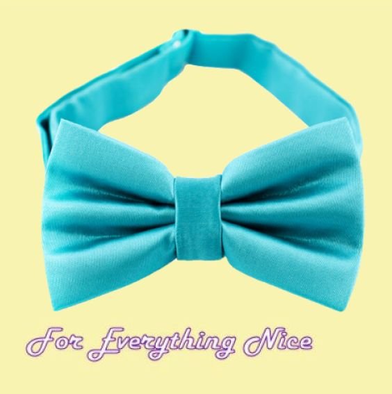 Image 0 of Aqua Turquoise Formal Groomsmen Groom Wedding Mens Neck Bow Tie 