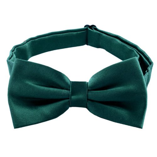 Image 1 of Dark Forest Green Formal Groomsmen Groom Wedding Mens Neck Bow Tie 