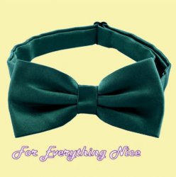 Dark Forest Green Formal Groomsmen Groom Wedding Mens Neck Bow Tie 