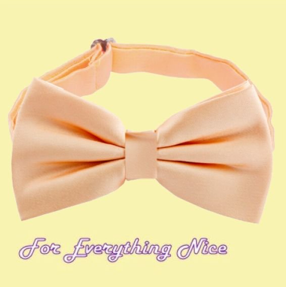 Image 0 of Apricot Peach Formal Groomsmen Groom Wedding Mens Neck Bow Tie 