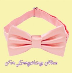 Coral Salmon Pink Formal Groomsmen Groom Wedding Mens Neck Bow Tie 