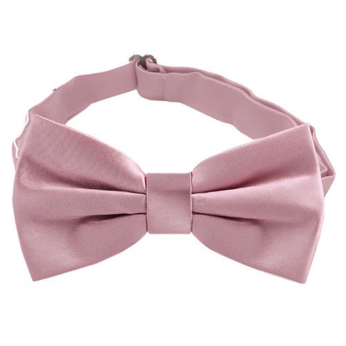 Image 1 of Blush Dusky Pink Formal Groomsmen Groom Wedding Mens Neck Bow Tie 