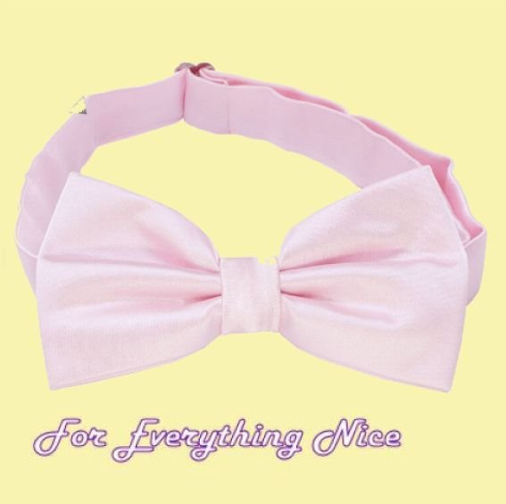 Image 0 of Baby Pink Formal Groomsmen Groom Wedding Mens Neck Bow Tie 