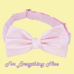 Baby Pink Formal Groomsmen Groom Wedding Mens Neck Bow Tie 