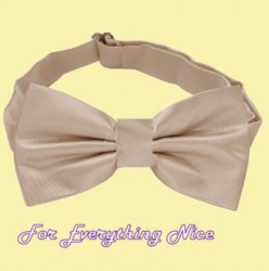 Beige Tan Mocha Formal Groomsmen Groom Wedding Mens Neck Bow Tie 