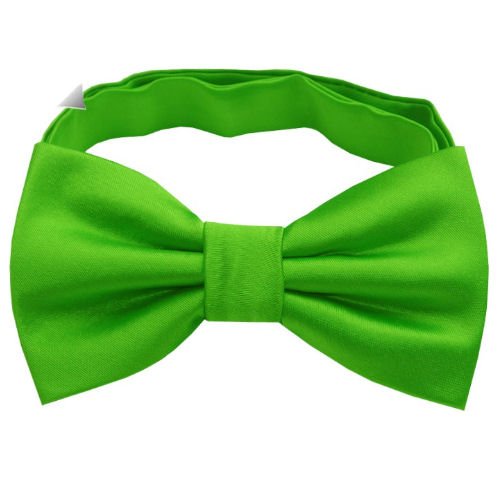 Image 1 of Apple Green Formal Groomsmen Groom Wedding Mens Neck Bow Tie 